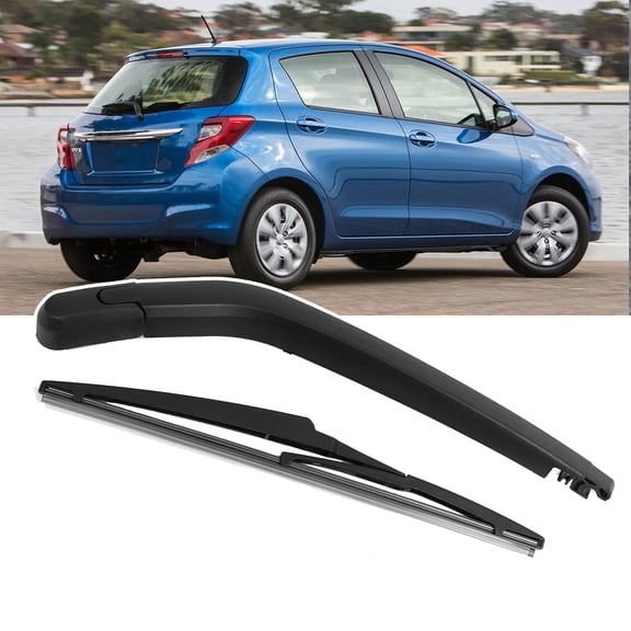 Rear Wiper Arm Blade Fit for 2007-2014 Toyota Yaris/2008-2015 Scion XB  Rear Windshield Wiper Blade Arm Set 85242-12110 85241-12130
