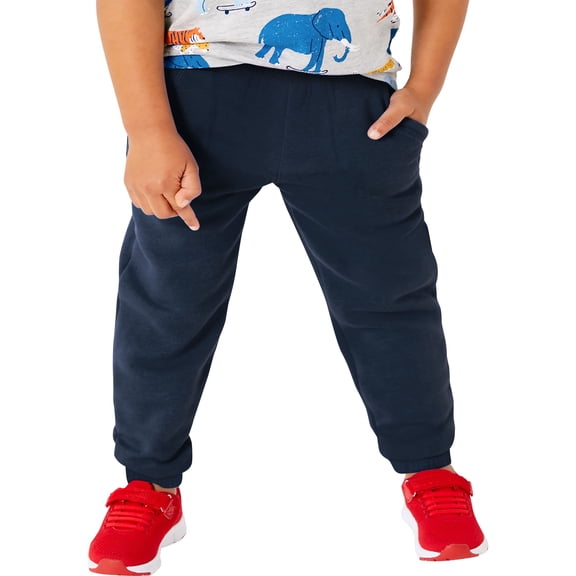 Hat and Beyond Kids and Toddler Lightweight Cozy Fleece Pull-on Jogger Sweatpants with Pockets (2-16 years)