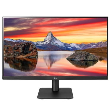 LG 24MP400-B FHD (1920 x 1080) 24 Inch Computer Monitor, IPS, AMD FreeSync, 3-Side Borderless Design, 75Hz, 5ms, Reader Mode, Smart Energy Saving, OnScreen Control, HDMI, D-Sub, Black