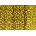 thumbnail image 1 of Ahgly Company Machine Washable Indoor Rectangle Abstract Yellow Modern Area Rugs, 7' x 9', 1 of 4