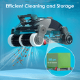 thumbnail image 4 of RoboKleen Robotic Pool Cleaner RK-X1 Cordless Wall Climbing for Inground and Above Ground Pools, 2700 GPH Suction, 8L Capacity, 4 of 8