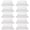 Transparent, variant on Tibvox Set of 10 File Folder Tabs for Hanging Files Clear Plastic Hanging Folder Tabs