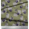 thumbnail image 3 of Soimoi Cotton Poplin Fabric Bird,Coconut Tree & Elephant Kids Fabric Prints by Yard 56 Inch Wide, 3 of 3