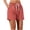 Red, variant on Running Shorts with Zipper Pockets for Women Drawstring Elastic Waist Athletic Workout Yoga Shorts Black XL