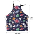 thumbnail image 2 of Kdxio Rocket Satellite Apron with Pockets Adjustable Kitchen Aprons for Men Women Waterproof Aprons for Cooking,Drawing,Crafting, Baking Household Cleaning, 2 of 8