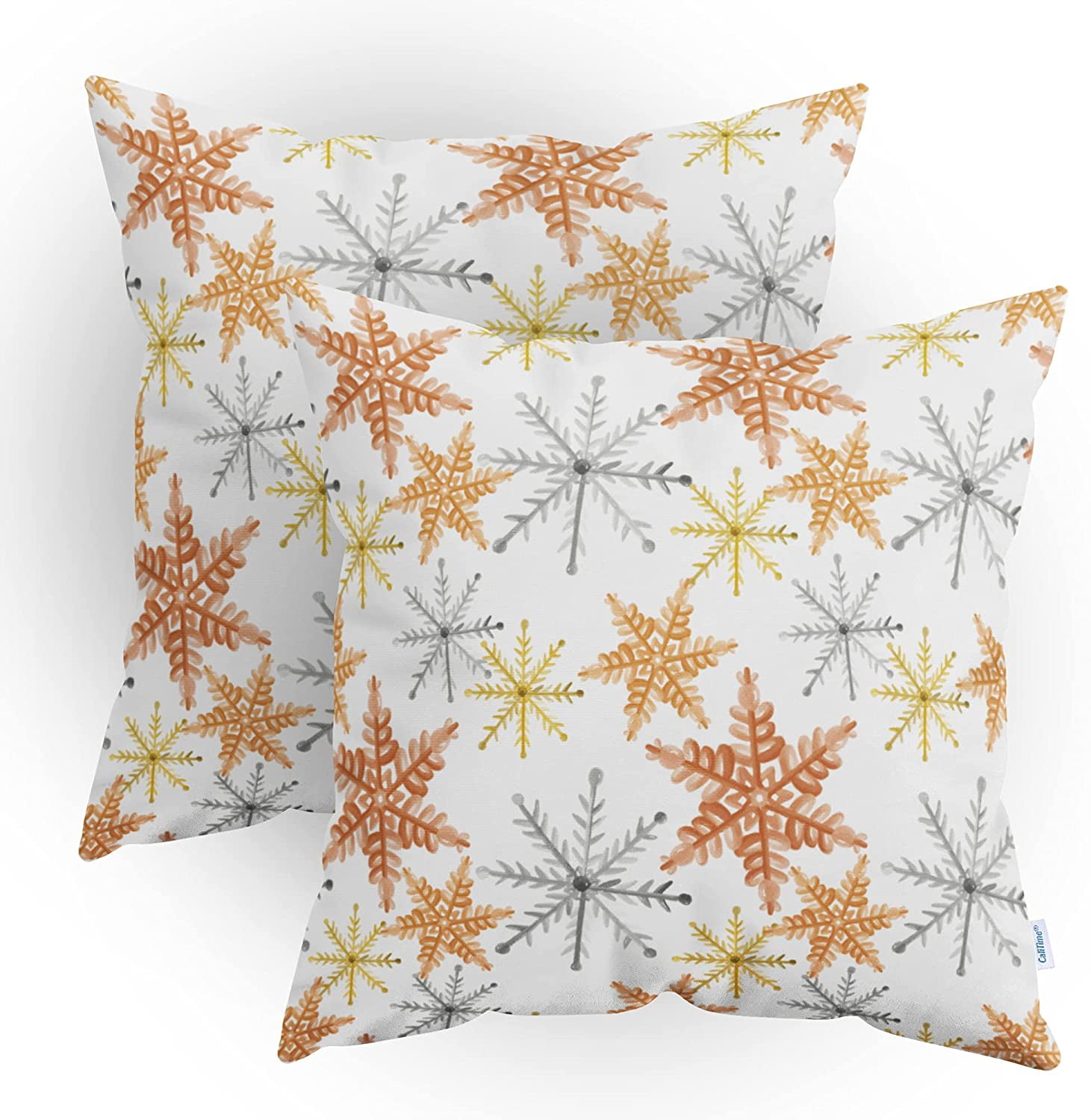 CaliTime Throw Pillow Cases Pack of 2 Cozy Fleece Christmas Tree Gift Printed Cushion Covers for Couch Sofa Bedroom 18 X 18 Inches Green CaliTime Throw Pillow Cases Pack of 2 Cozy Fleece Christmas Tree Gift Printed Cushion Covers for Couch Sofa Bedroom 18 X 18 Inches Green