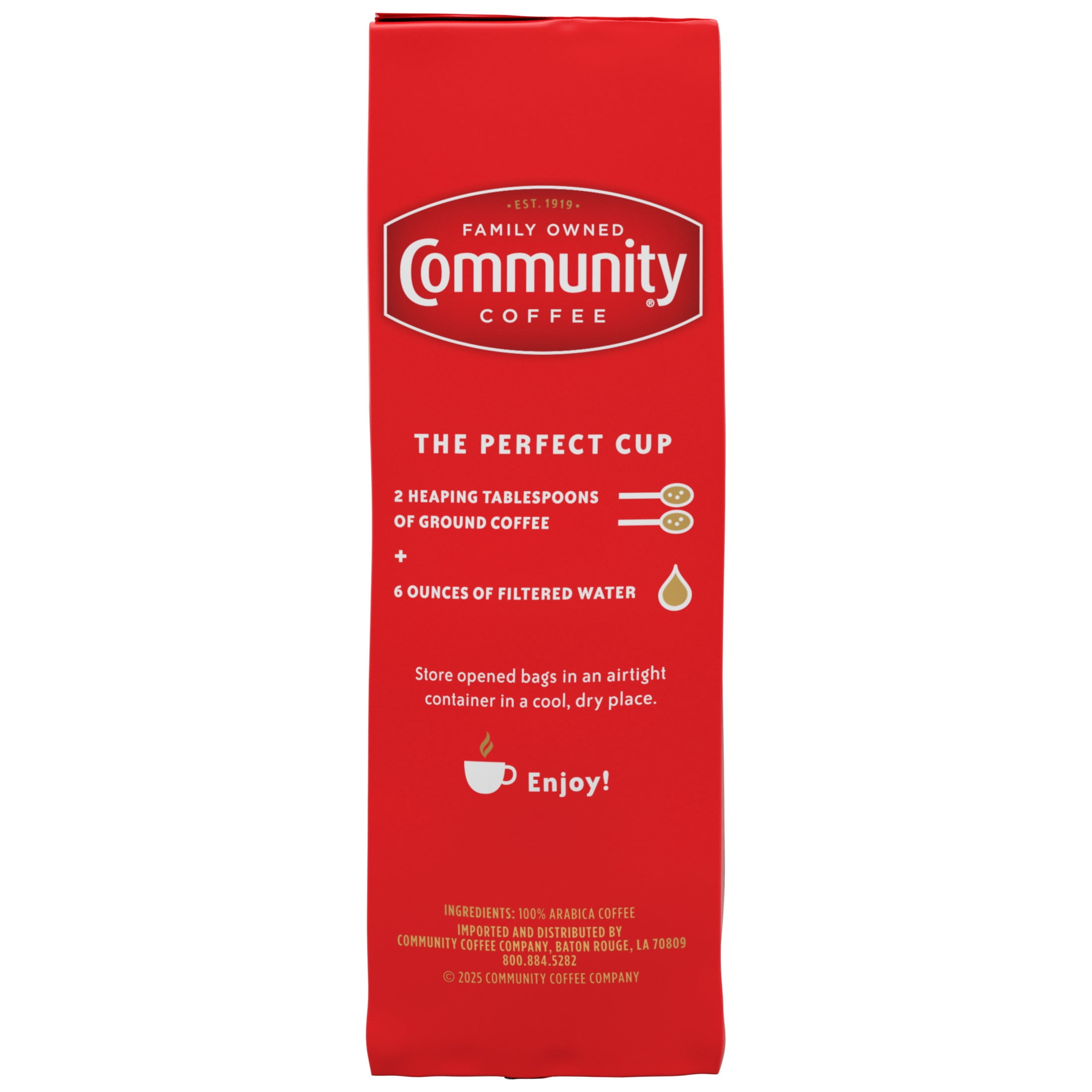 (5 pack) Community® Coffee Café Special (Between Roast) Ground Coffee 16 oz Vacuum Sealed Firm Pack