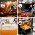thumbnail image 4 of Meat Thermometer Digital Waterproof Instant Read Thermometer for Cooking ?/? Convertible, Food Thermometer with Backlight, Cooking Thermometer for Kitchen Auto-Rotating Display Grey, 4 of 5