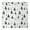 Blue And Gold, variant on Dark Christmas Snowman Pattern Square Fitted Tablecloth with Elastic Edge,Square Table Cover,Washable Elastic Table Cover for Home Kitchen Party Decor 36"x36"