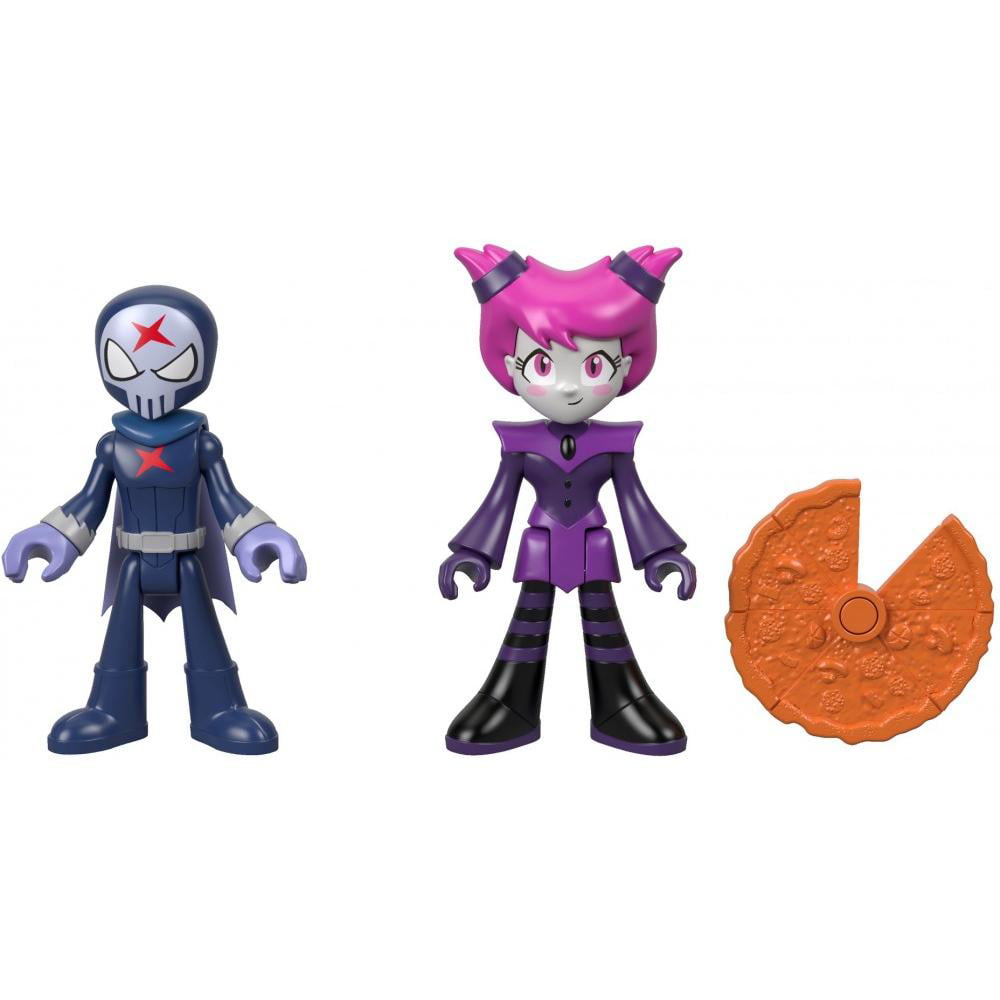 Rare New Fisher Price Imaginext Teen Titans Go Red X and Jinx 2 Figure Pack 