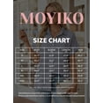 thumbnail image 7 of MOYIKO Short Sleeve Summer Tops for Women Casual Button Down Shirts Striped Business Work Blouses, 7 of 7