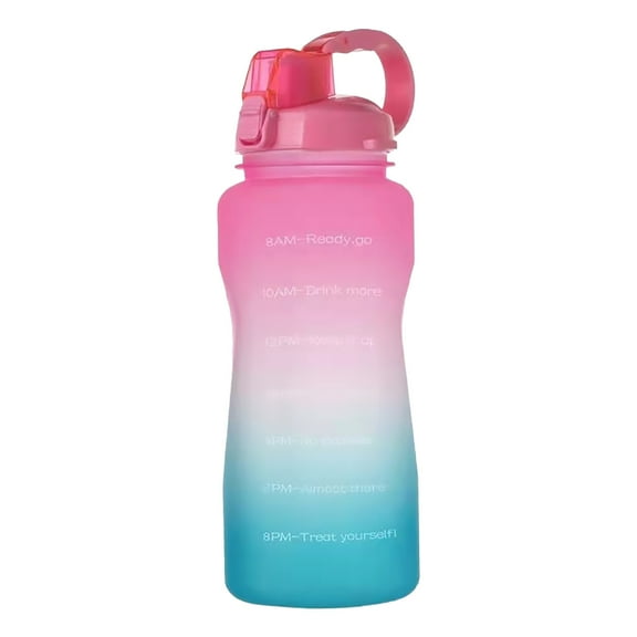 MOQIN 2200ML Outdoor Sports Water Bottle - Leakproof Hiking/Camping Hydration Jug with Handle,BPA Free Fitness 77oz Sports Water Jug,Ensure You Drink Enough Water Daily for Gym Outdoor Sports