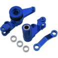 thumbnail image 2 of 2X Campanillas de Dirección de Aluminio Y Conjunto de Servo Protector para 1/10 Slash Hop-Up Azul Marino, 2 of 6