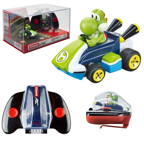 Carrera RC Nintendo Mario Kart Mini Radio Remote Control Toy Car - Yoshi
