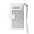 thumbnail image 2 of Zipper Wallet Case for Samsung Galaxy S10E S10e Phone, Allytech Bling Glitter Leather Case with 9 Credit Card Holder Flip Magnetic Closure Stand Cover with Cash Pocket and Hand Strap, Silver, 2 of 7