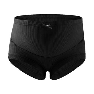 Hanes Women's Maternity V-Front Hipster Panties, 3-Pack - Soft, Stretchy Under-Belly Comfort