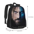 thumbnail image 3 of Mochila escolar de Juego de Tronos, elegante mochila de viaje, mochila unisex resistente al agua para senderismo, mochilas casuales para hombres y mujeres, 3 of 8