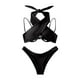 thumbnail image 5 of WILLBEST Trajes de Baño Mujer Bikini Con Tirantes de Color Liso Para Mujer, E y Cómodo, 5 of 5