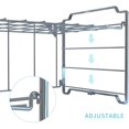thumbnail image 6 of Adjustable Water Bottle Organizer Storage, Auledio 2-Tier Stackable Water Bottle Holder Rack, Brone(2 Pack), 6 of 7