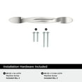 thumbnail image 3 of Amerock Intertwine 3-3/4 inch Center-to-Center Polished Chrome Cabinet or Furniture Pull, 10 Pack, 3 of 4