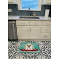 thumbnail image 3 of Carolines Treasures BB1570RUG Jack Russell Terrier Joyeux Noël Tapis en Mousse à Mémoire de Forme Lavable en Machine, 3 of 4
