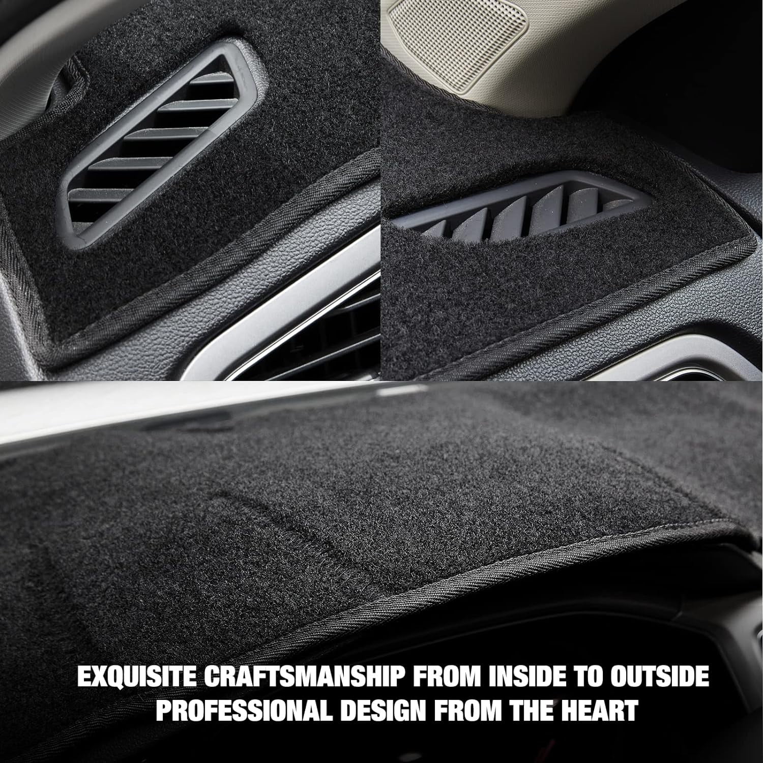 JJMY For Ford Maverick 2022-2025 Dashboard Cover Non-slip Dash Cover Mat UV Protect , 1 Pack