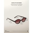 thumbnail image 4 of Gafas de Sol TIJN Olisa Retro Ovaladas Polarizadas UV400 TR90, 4 of 9