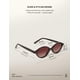 thumbnail image 4 of Gafas de Sol TIJN Olisa Retro Ovaladas Polarizadas UV400 TR90, 4 of 9