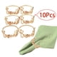 thumbnail image 1 of Hebillas para servilletas Macarena juego de anillos Bismillah metal, 1 of 8