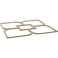 thumbnail image 6 of 78 3/4"W x 78 3/4"H x 3/8"T King Size Olivia Decorative Fretwork Wood Ceiling Panels, Hickory, 6 of 10