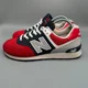 thumbnail image 5 of New Balance 574 Mens 8.5 Red Athletic Sneakers Lace-Up Running Shoes Comfort, 5 of 6