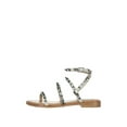 thumbnail image 2 of Steve Madden Travel Women's Ankle Strap Stud Flat Sandals, 2 of 5