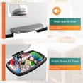 thumbnail image 4 of NiamVelo Kitchen Trash Can 13 Gallon with Soft Slow Lid Big Step Trash Can with Removable Plastic Inner Bucket Stainless Steel Garbage Can for Bathroom Kitchen and Office Trash Bin 50 Liter, White, 4 of 8