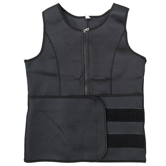Sweat Sauna Vest,Man Waist Trainer Zipper Waist Trainer Vest Tummy Control Body Shaper Best in Class