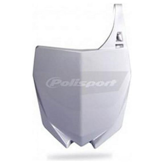 Polisport 8678400001 Number Plate for 2010-2013 Yamaha Yz250F OEM, White