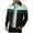 Green, variant on ZUKMRJPC Mens Casual Jacket Lightweight Patchwork Color Block Textured Track Jacket Fall Zip Up Turndown Collar Jacket with Pocket