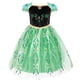 thumbnail image 4 of KAWELL Vestidos de Princesa para Cumpleaños, Disfraz para Niñas con Accesorios de Corona, Varita Mágica y Guantes, Niña 3t, 4 of 6
