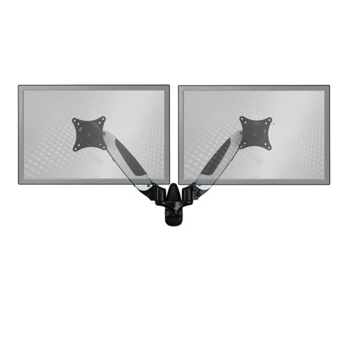 Home Concept Inc Sit-Stand Standard Height Adjustable Universal 2 Screen Wall Mount