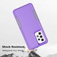 thumbnail image 6 of For Samsung Galaxy A03S A13 A14 A23 A32 A34 A53 A54 5G Case,Njjex 2 in 1 PC Phone Case with Screen Protector,Rubber & Rugged Shockproof 360 Full Body Protection Case Cover-Purple, 6 of 6