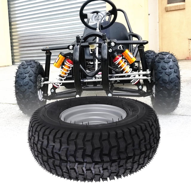 Wheel Tire with Rim, 13x5.00-6 Wheel Tire Strong Ply Structure for Go Kart for Mini Bike