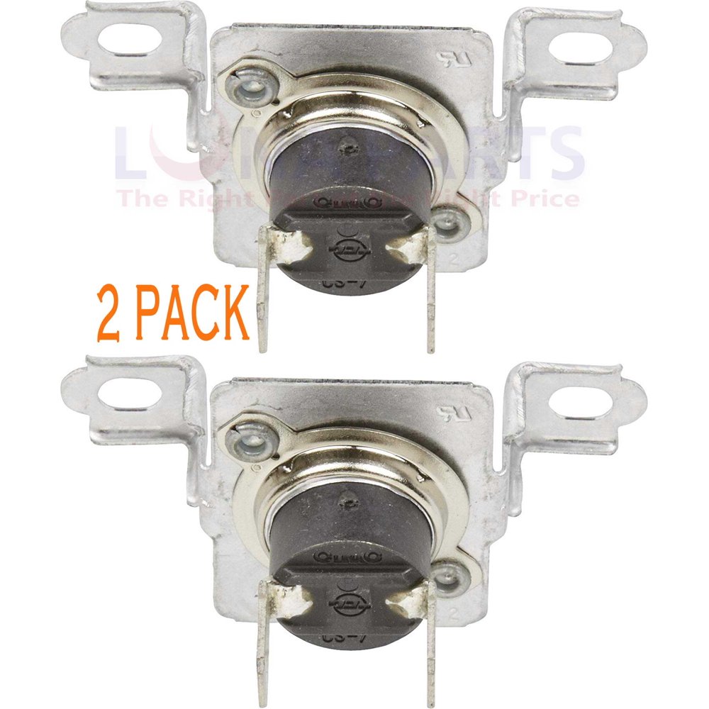 2 Pk, Dryer Thermal Fuse Kit for Whirlpool, Maytag, AP6009129