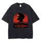 thumbnail image 1 of Camisetas Vintage de algodón puro para hombre, camisas de manga corta, lavado de gran tamaño, ropa de calle de Hip Hop, Tops de verano, 1 of 4