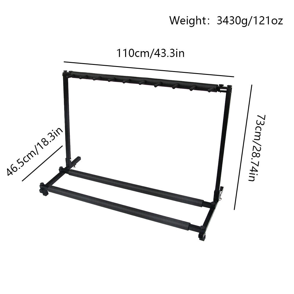 US3/5/7/9 Triple/Five/Seven Multiple Guitar Bass Stand Holder Stage Folding Rack