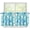 Hawaii Hibiscus Flowers, variant on Blue Sky Kitchen Tier Curtains White Cloud Half Window Curtains 24 Inch Length Rod Pocket Small Window Curtains Treatment for Living Room Bedroom Decorations for Home