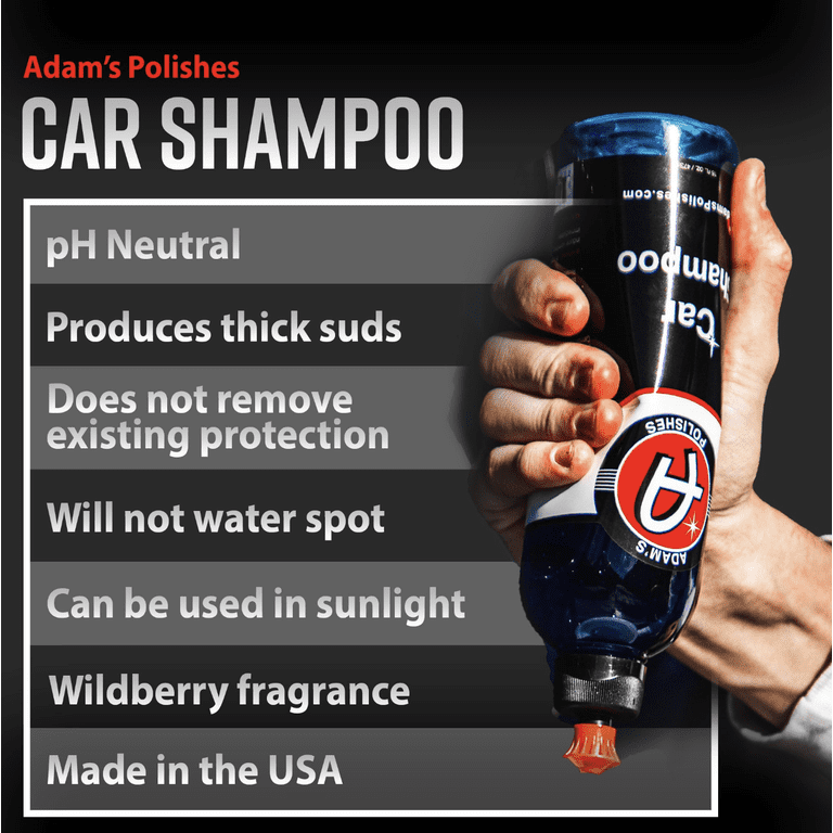 2 pack) Adam's Polishes Car Wash Shampoo, 16 oz - Walmart.com