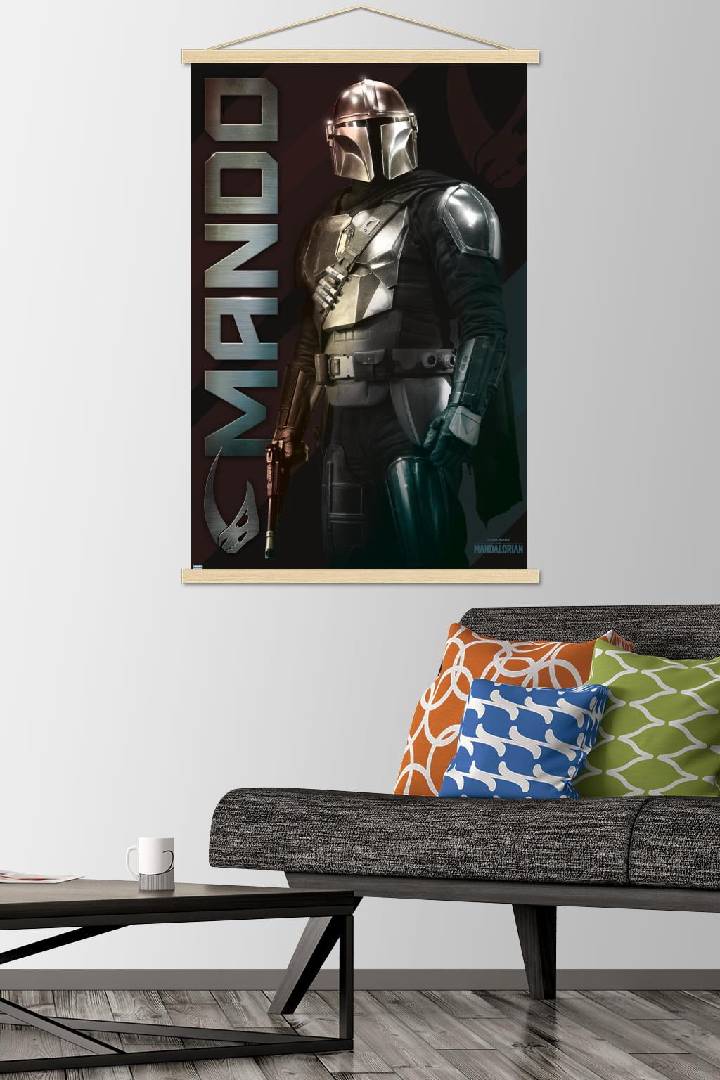 Star Wars The Mandalorian: Season 2 (2020) - Name Wall Poster with Magnetic Frame, 22.375" x 34"