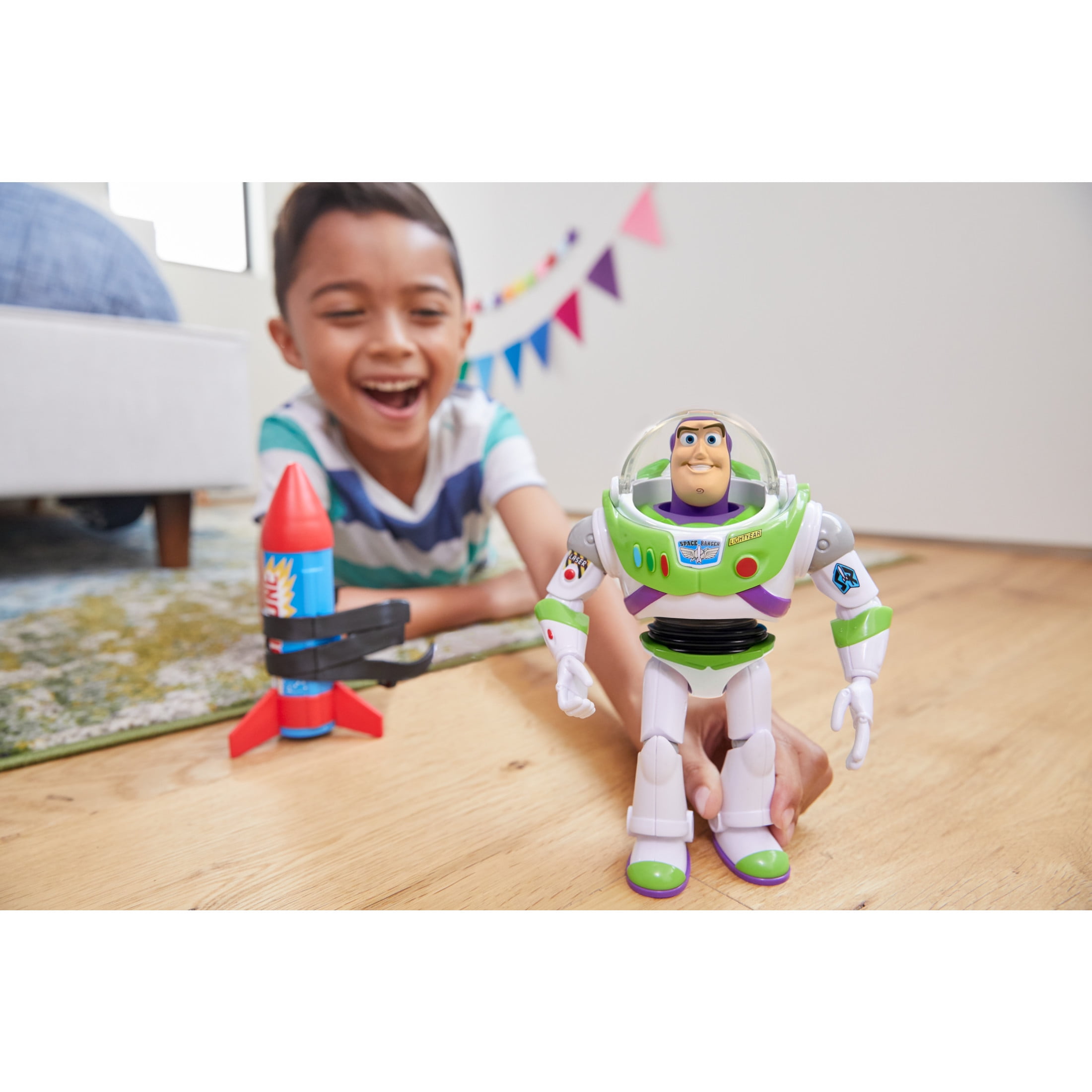 Disney and PixarToy Story Buzz Lightyear 10inch Action Figure Toy with Rocket & Sounds  (图3) Disney and PixarToy Story Buzz Lightyear 10inch Action Figure Toy with Rocket & Sounds  (图3)