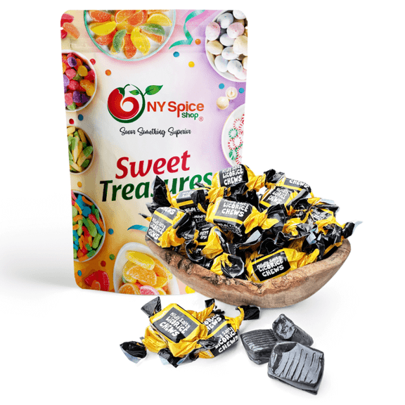 NY SPICE SHOP Chews Licorice Mildly Salty Toffees - 3 Pound