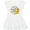 AA-White, variant on Inktastic My Mimi Loves Me with Sunflower Wreath Girls Toddler Dress