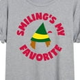 thumbnail image 3 of ELF - Christmas Family Set Smilings My Favorite - Women's Oversized T-Shirt, 3 of 5